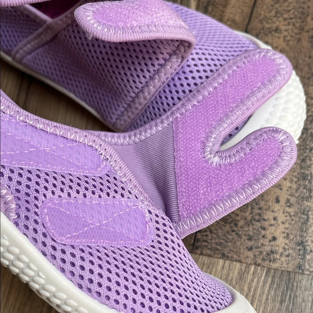 Cat & Jack Purple Mesh Slip-On Water Shoes 10